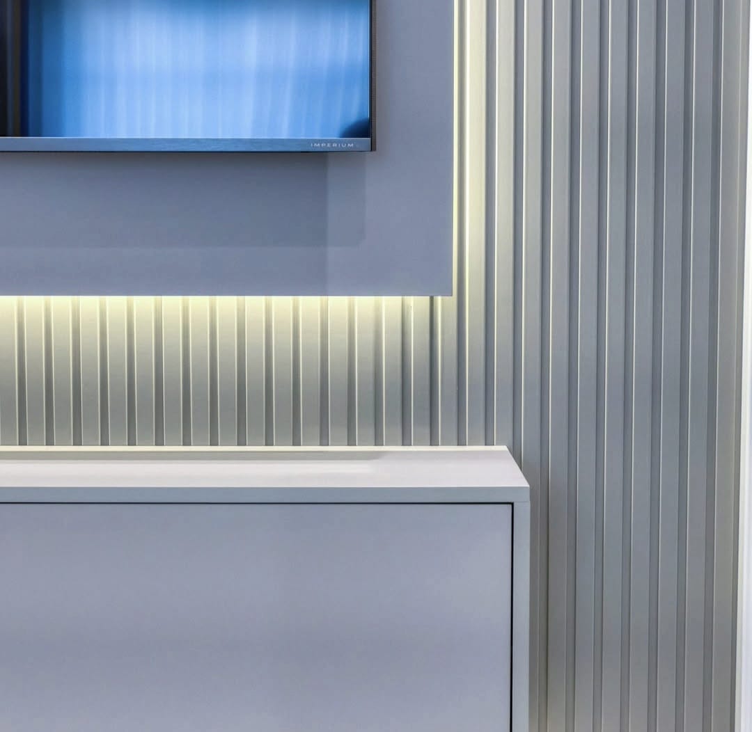 Ofis Karşılama Bankosu & Ahşap Panel